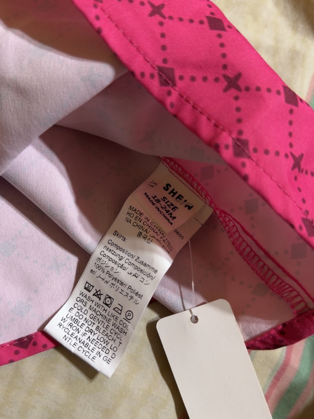 SHEIN Black & Hot Pink "mini INFLUENCER" Girls Matching Set - Picture 3 of 6